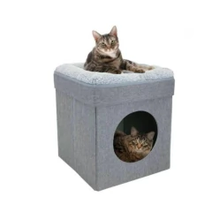 Casa Cucha Para Gatos Mascotas Almohadón Plegable Portátil