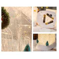 Iglesia Decoración Acrílica Luminosa Musica Pilas Usb Luvina en internet