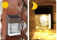 Farol Solar Aplique Led Con Sensor De Movimiento Exterior - M&Q REGALOS