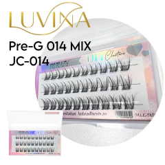 Pestañas Postizas Autoadhesivas Diy Cluster Ramillete Luvina - comprar online