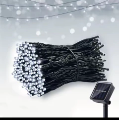 Luces Led Guirnalda Solar Exterior Interior 100 Luces Luvina en internet