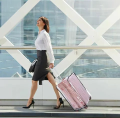 Funda Cubre Valija Transparente De 24 Pulgadas Con Velcro - M&Q REGALOS