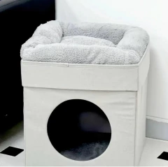 Casa Cucha Para Gatos Mascotas Almohadón Plegable Portátil - comprar online