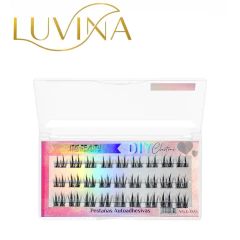 Pestañas Postizas Autoadhesivas Diy Cluster Ramillete Luvina - comprar online