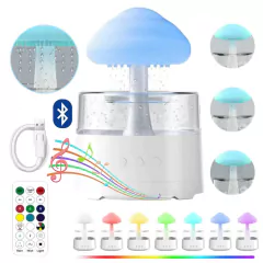 Humidificador Nube De Lluvia Con Bluetooth Usb Luces Control