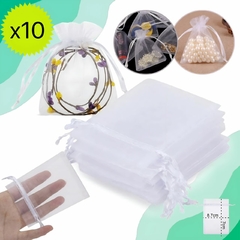 100u Bolsitas De Organza 7x8,7 Cm Tul Gasa Souvenir Regalos
