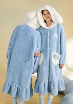 Pijama Kigurumi Adulto Tipo Bata Camison Peluche Invierno en internet
