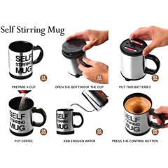 Taza Termica Mezclador Vaso Termico Acero Inoxidable 400 Ml
