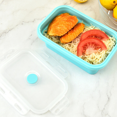 Vianda Taper Plegable Silicona Rectangular Contenedor Comida en internet