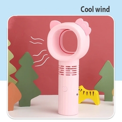 Mini Ventilador Portatil Recargable Usb De Mano Sin Aspas - M&Q REGALOS