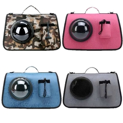 Bolso Transportador Mascota Perro Gato Burbuja 360º Plegable - comprar online