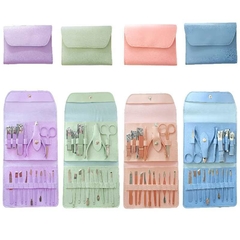 Combo Manicura 16 Piezas Sobre Estuche Cuidado Belleza Acero - comprar online