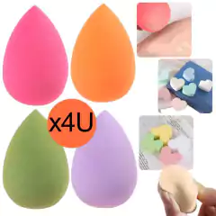 Set X4 Esponjas Blender Para Maquillaje Base Varias Formas