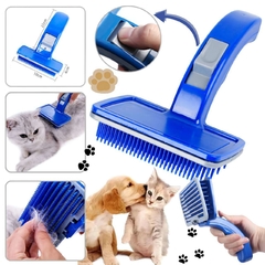 Cardina Plástica Removedor Pelos Automático Para Mascotas