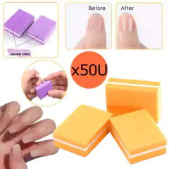 X50u Lima Sponge Mini Buffer 100/180 Pulidora Uñas Press On