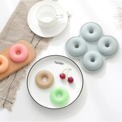Molde Silicona Donas Donuts X4 Cavidades Repostería - comprar online
