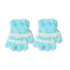 X10 Guantes Medio Dedo De Peluche Infantil Invierno Frio - tienda online