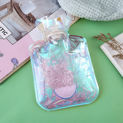 Bolsa De Agua Caliente A Rosca Chico Brillos Glitter Kawaii