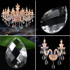 X6 Cristales Forma De Gota Candelabro Colgante Decoracion - M&Q REGALOS