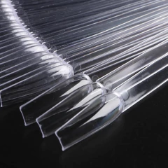 Muestrario Uñas Coffin X50 Piezas Transparente Uñero Abanico - comprar online