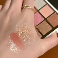Paleta 9 Sombras De Ojos Mate Glitter Metalizadas Brillos - M&Q REGALOS