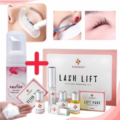 Kit Profesional Lifting Y Rizado De Pestañas + Lash Shampoo