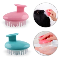 Cepillo Masajeador Para Shampoo Cabello Silicona Cuero Cabel - tienda online