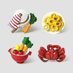 Iman X3 Ceramica Cocina Heladera Decoracion Souvenir Surtido - tienda online