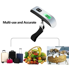 Balanza Digital De Mano Portatil Luz 50 Kg Equipaje Comidas - tienda online
