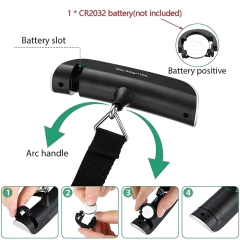 Balanza Digital De Mano Portatil Luz 50 Kg Equipaje Comidas - comprar online