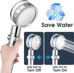 Cabezal 360° Duchador De Mano Turbo Baño Cromado Presión - comprar online