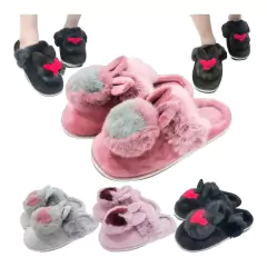 Pantuflas Gatito Y Strass Peluche Antideslizante Invierno