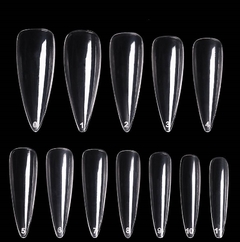 X600 Tips Stiletto Sistema Gel Press On Ultra Fino Flexible - comprar online