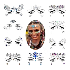 Strass Stickers Cristales Autoadhesivos Faciales Tatto