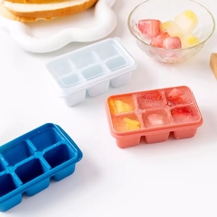 Mini Hieleras X3 Cubeteras De Silicona Con Tapa Hermética - M&Q REGALOS