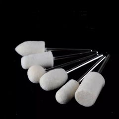 Kit X12 Fresas De Lana Pulidora Manicuria Pedicuria Uñas - comprar online