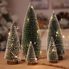 Imagen de Arbolitos De Navidad X3 Super Lujo Premium Tupido Con Nieve