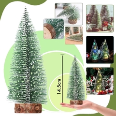 Arbolitos De Navidad X3 Super Lujo Premium Tupido Con Nieve - comprar online