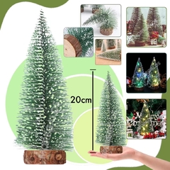 Arbolitos De Navidad X3 Super Lujo Premium Tupido Con Nieve en internet