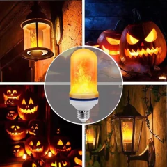 X2 Lampara Led 4w Efecto Fuego Llama Antorcha Farol Llama - comprar online