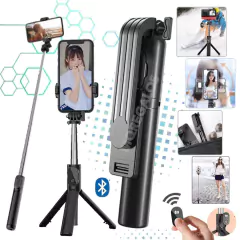 Monopod Baston Palo Selfie Celular Bluetooth Tripode Rotable