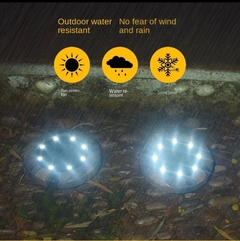 X6 Farol Estaca Con Panel Solar Recargable 12led Símil Piedra en internet