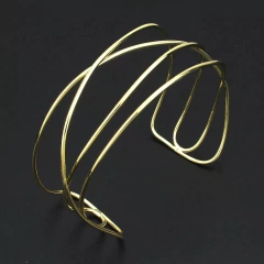 Collar Gargantilla 4 Linea Choker Centro Metal Ajustado Dama - comprar online