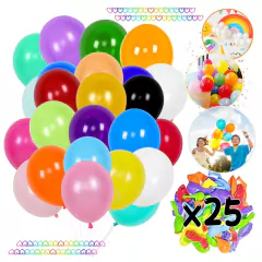 PACK Globos Lisos Cotillon Carioca Fiesta Cumpleaños Eventos