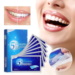 Tira De Gel Blanqueador Dental 5d White X7 Pares Banditas