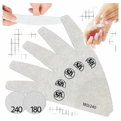 Limas X2 Unidades 180/240 Uñas Esculpidas Manicuria Pedicura