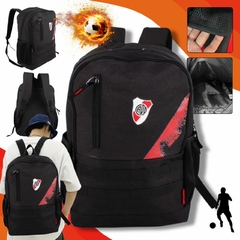 Mochila Grande Club River Plate Oficia Futbol Urbana Escolar - comprar online