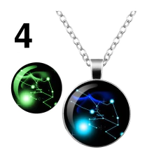 Collar Con Dije Galaxia Brillan En La Oscuridad Nebulosa - tienda online