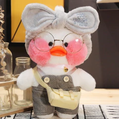Peluche Patito Lalafanfan Cute Kawaii Con Accesorios De 30cm - comprar online