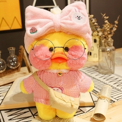 Peluche Patito Lalafanfan Cute Kawaii Con Accesorios De 30cm - M&Q REGALOS